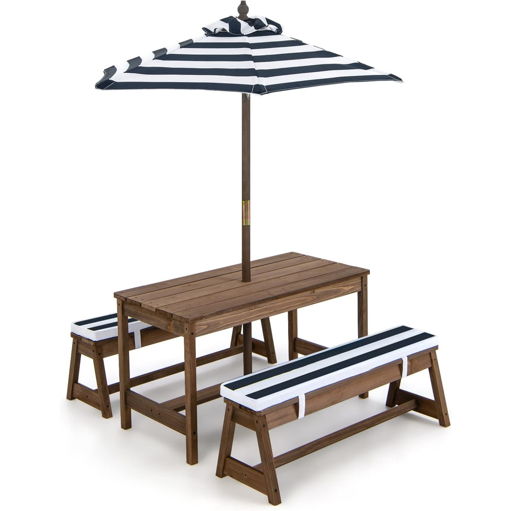 Kids Outdoor Table With Umbrella - Mesa de Piquenique Infantil com Guarda-Sol