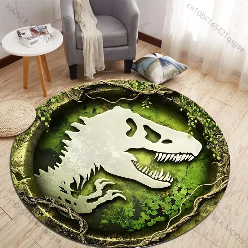 Kids Outdoor Chair - Hd 3d dinossauro impressão tapetes redondos