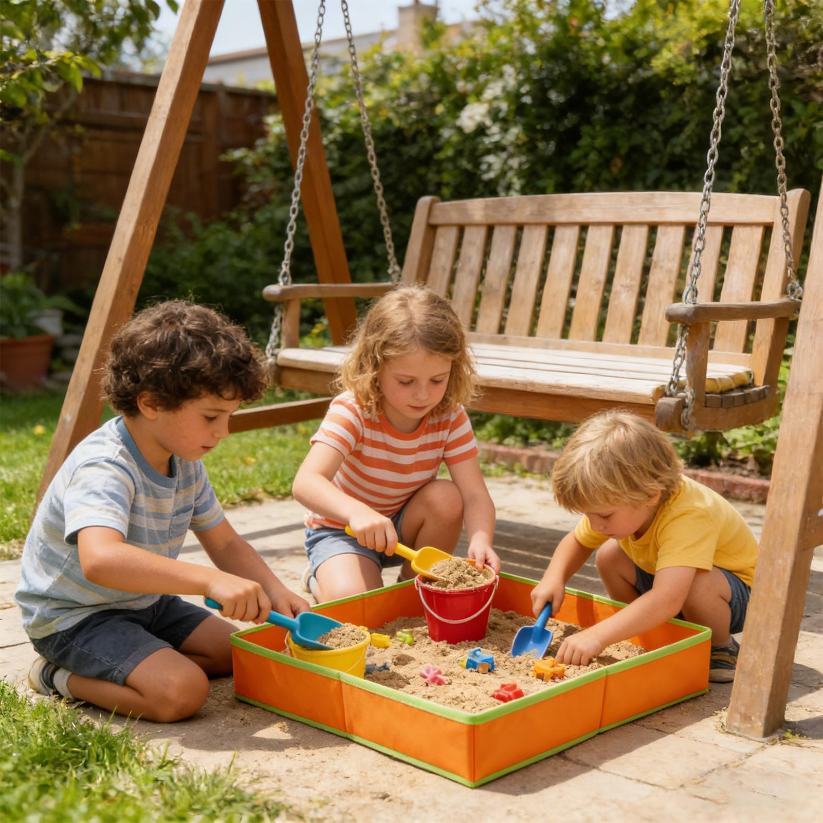 Kids Outdoor Mud Kitchen - 1PC Mesa de Areia para Crianças,