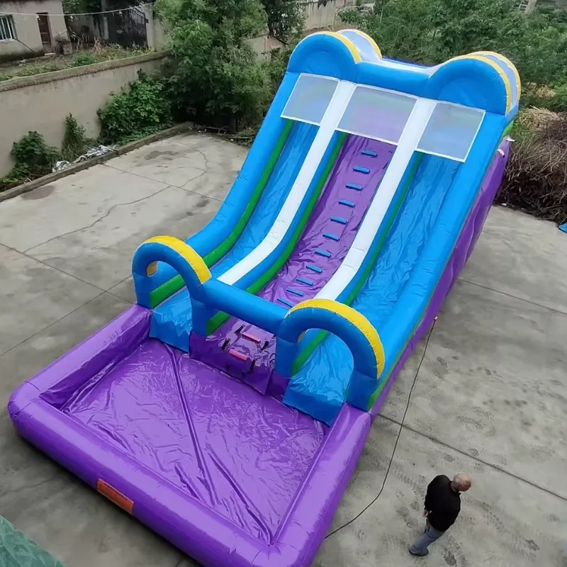 Kids Outdoor Obstacle Course Equipment - Pista de Obstáculos Aquática Inflável Móvel