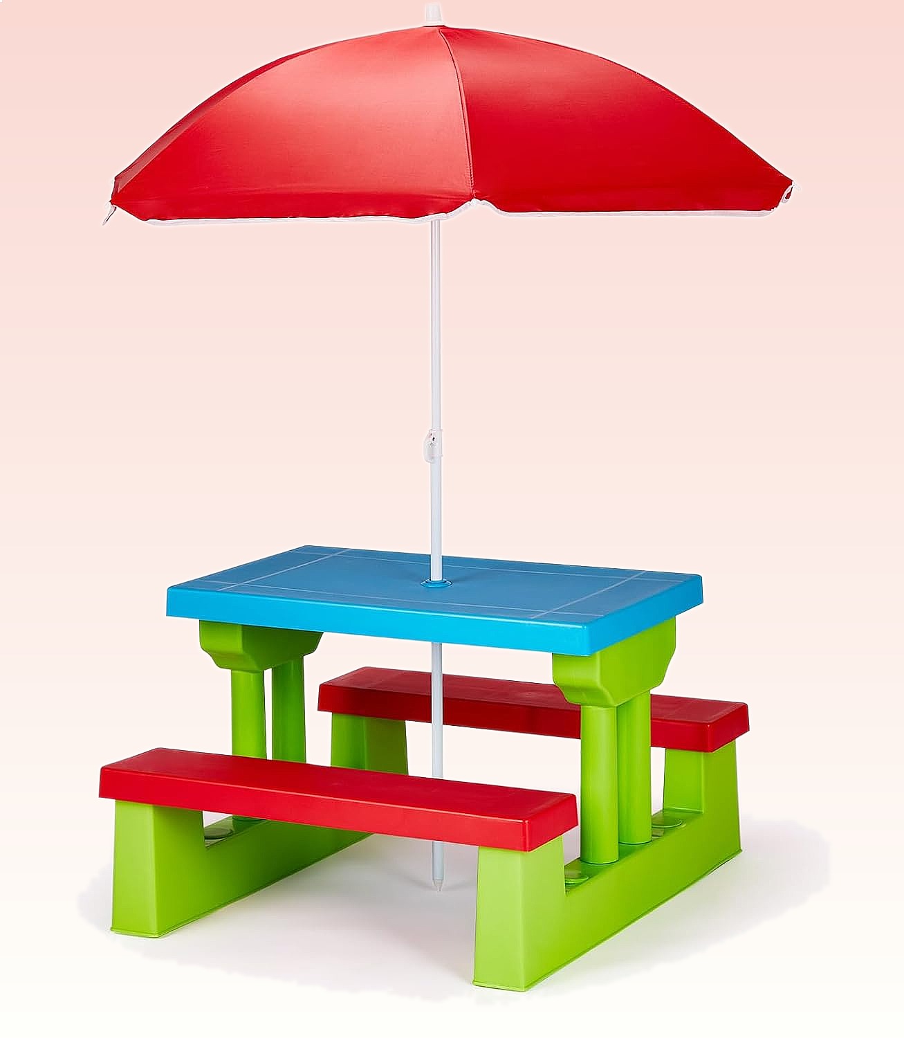 Kids Outdoor Table With Umbrella - Mesa de Piquenique JOYMOR para Crianças