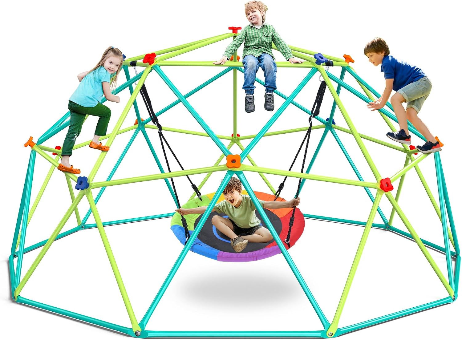 Kids Outdoor Gym - Conjunto de Balanço em Forma de