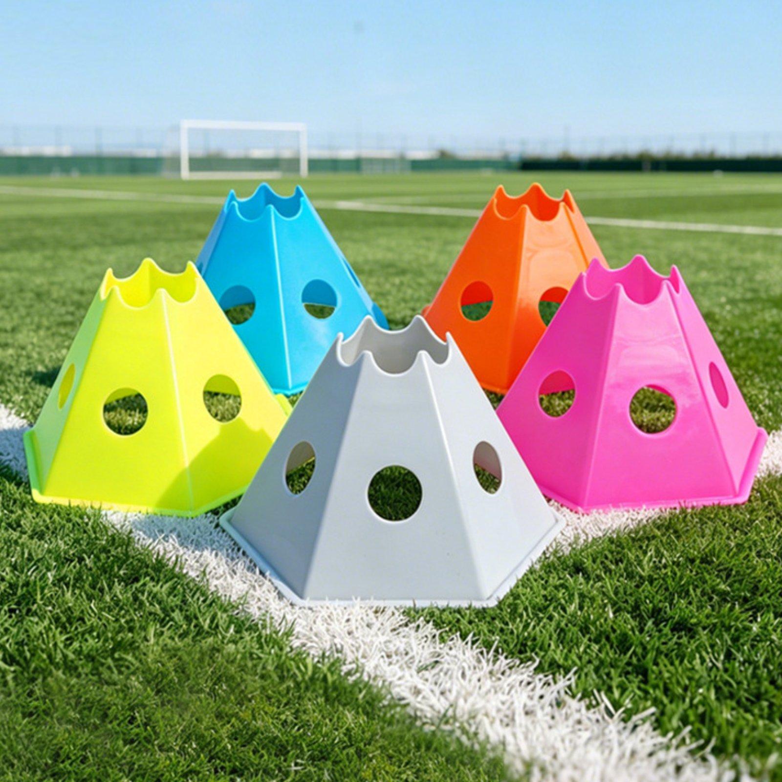 5x Cones de Futebol para Trein - Kids Outdoor Obstacle Course Equipment avaliação e preço