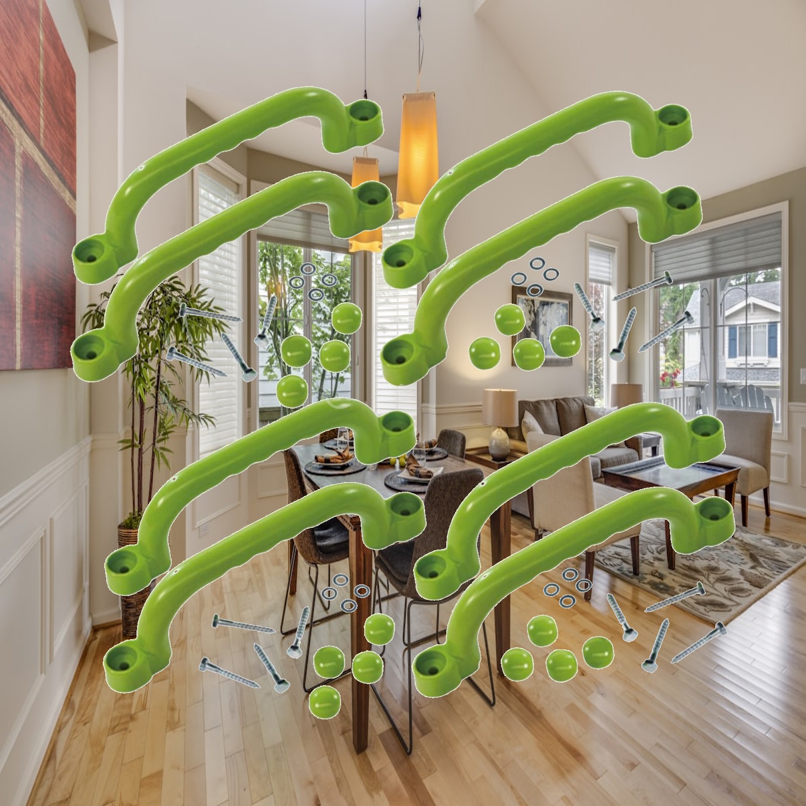 8x Alças de Escalada para Cria - Kids Outdoor House Accessories avaliação e preço