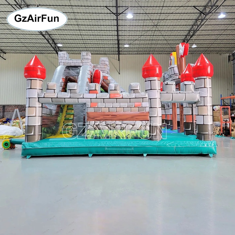 Castelo Inflável Comercial de  - Kids Outdoor Obstacle Course Equipment avaliação e preço