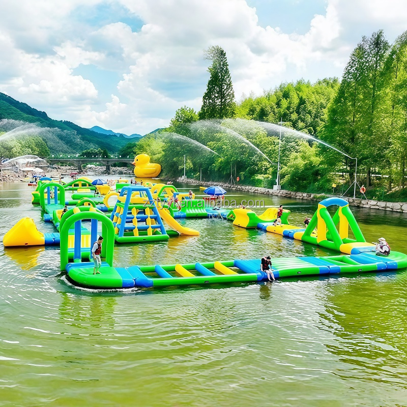 Curso de obstáculos inflável g - Kids Outdoor Obstacle Course Equipment avaliação e preço