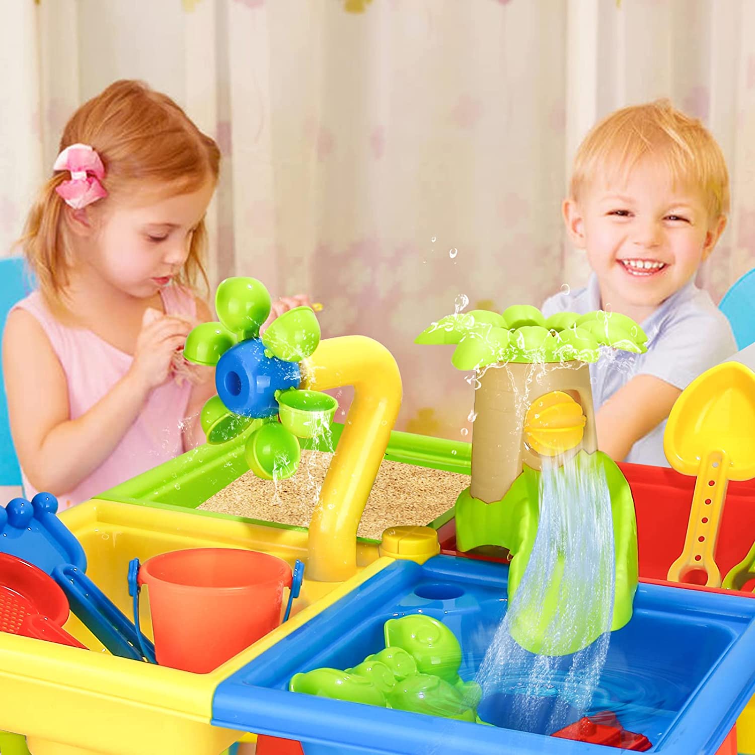 Mesa de praia e Sand Play Brin - Kids Outdoor Play avaliação e preço
