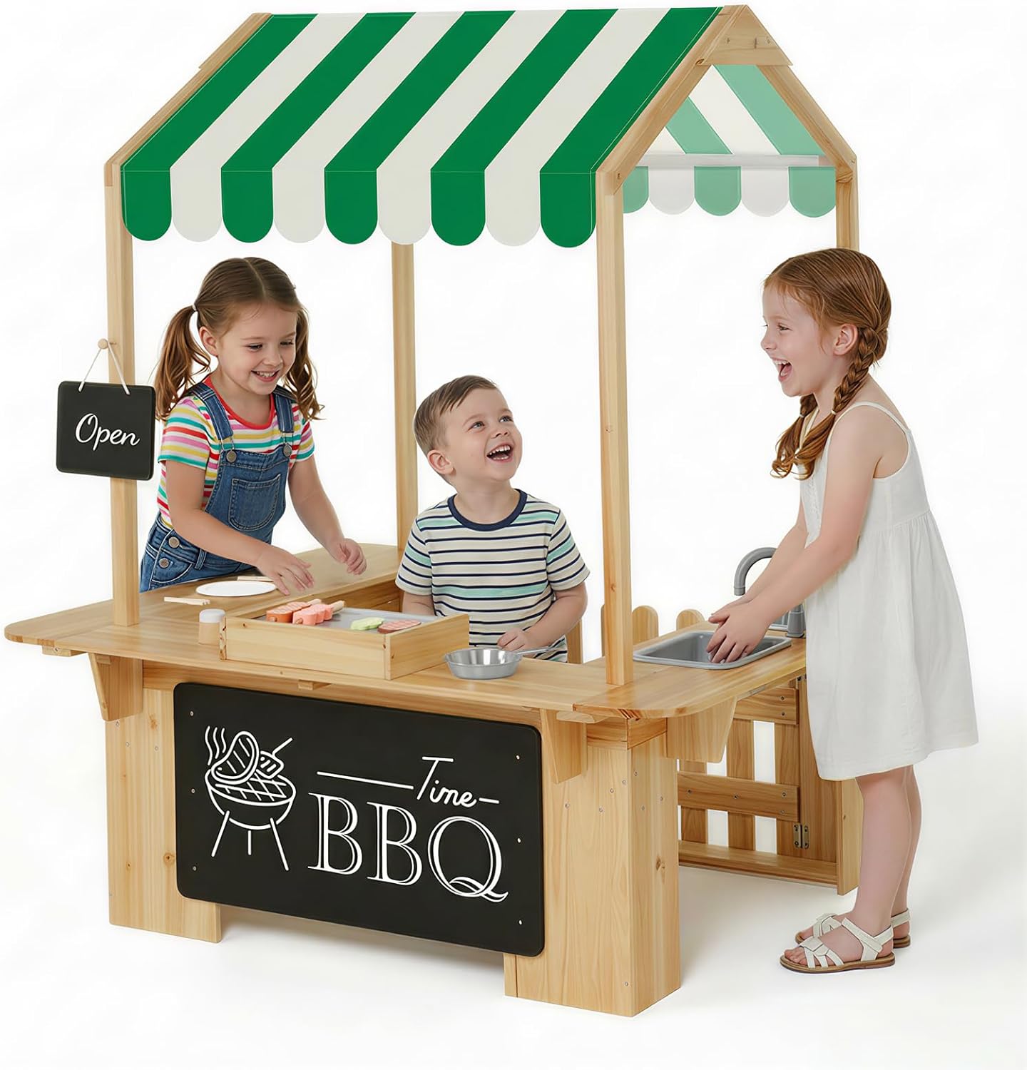 Casa de Brincar Infantil para  - Kids Outdoor Mud Kitchen avaliação e preço