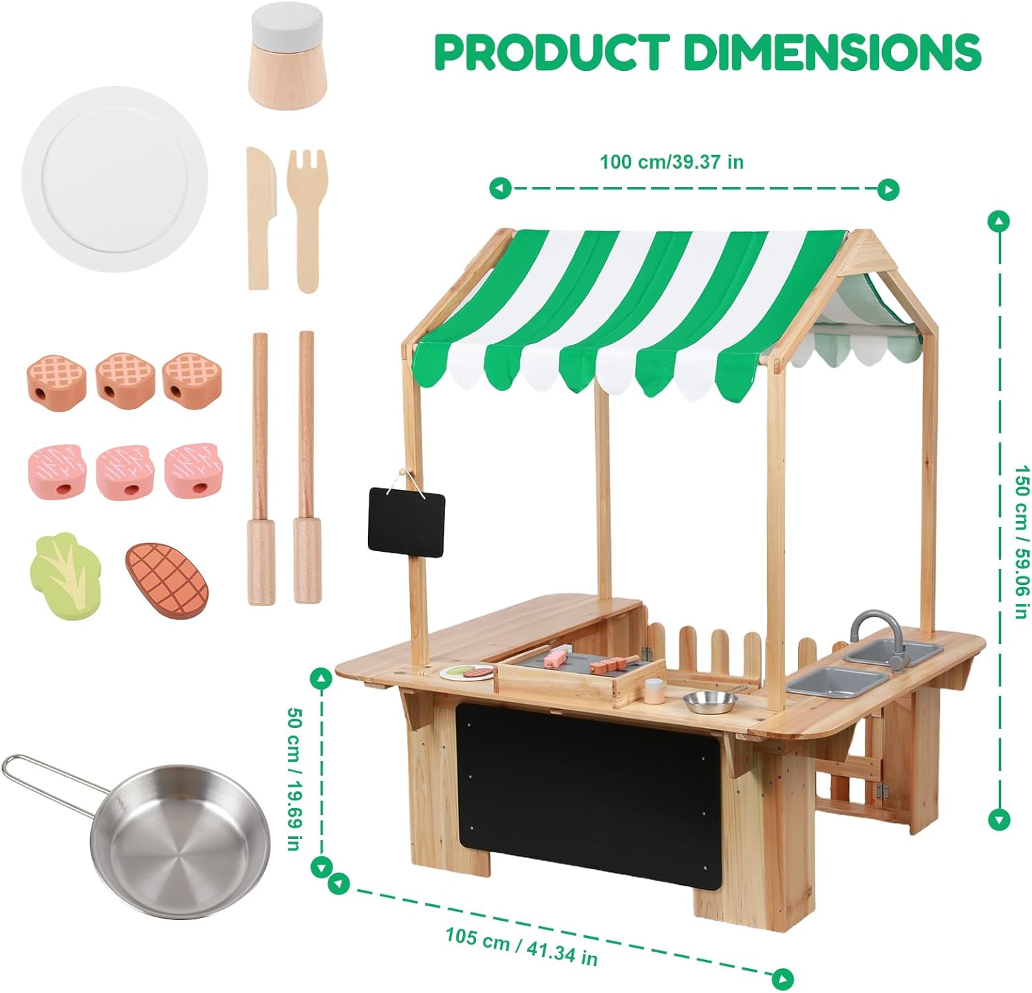 Casa de Brincar Infantil para  - Kids Outdoor Mud Kitchen avaliação e preço