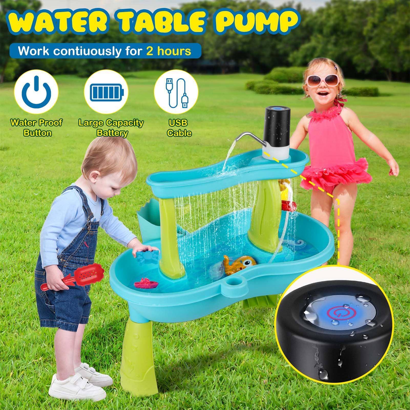 Mini Bomba de Água Portátil Re - Kids Outdoor Water Play Table avaliação e preço