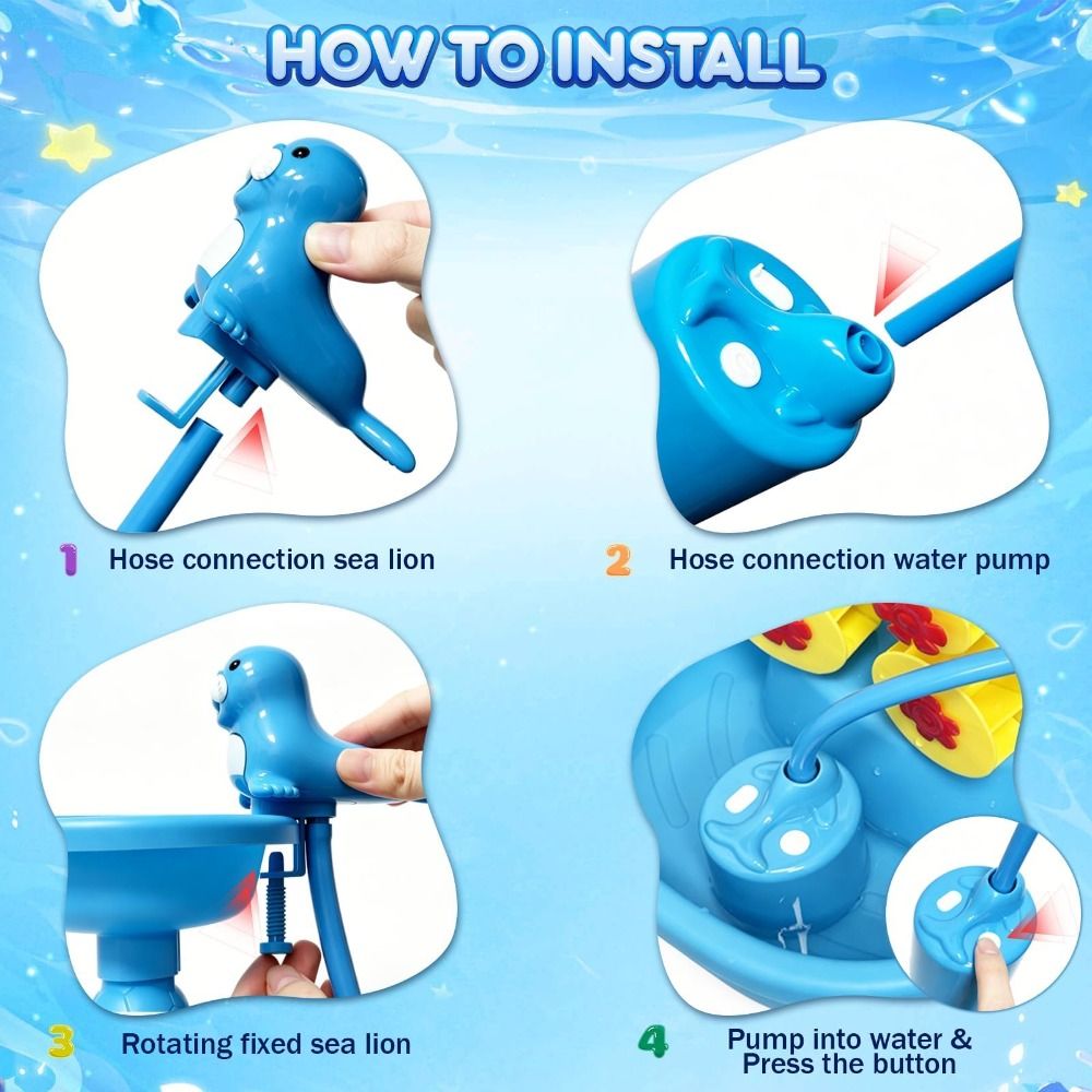 Bomba de Água Portátil Sem Per - Kids Outdoor Water Play Table avaliação e preço
