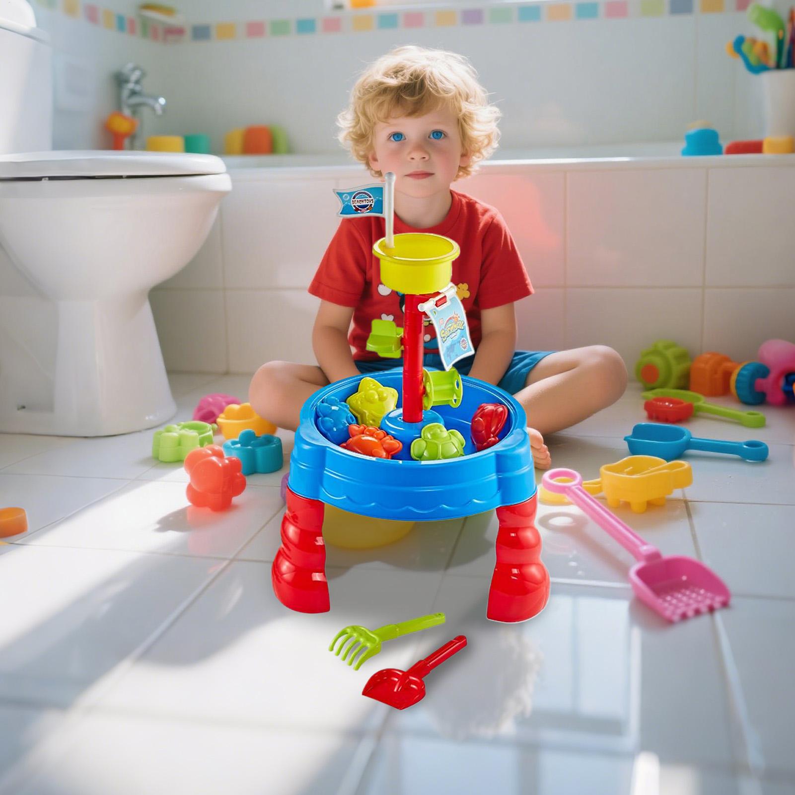 Mesa de areia e água para brin - Kids Outdoor Water Play Table avaliação e preço