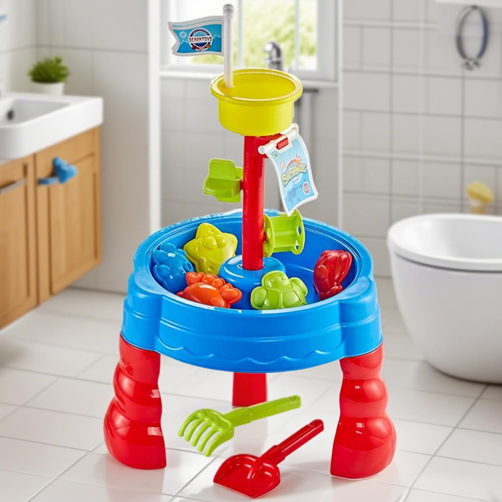 Mesa de areia e água para brin - Kids Outdoor Water Play Table avaliação e preço