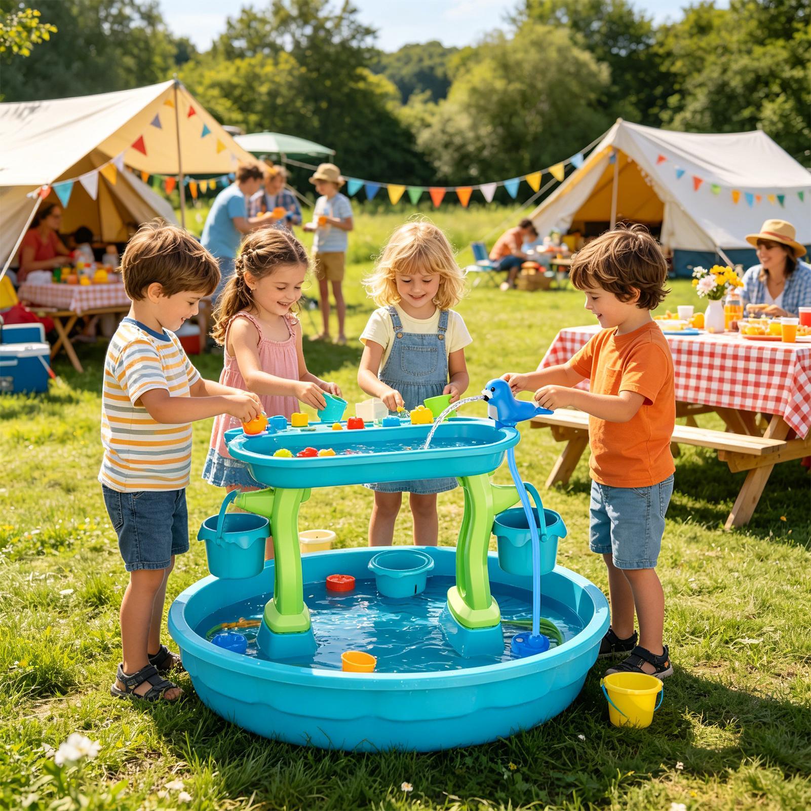 Bomba de Água Recarregável par - Kids Outdoor Water Play Table avaliação e preço