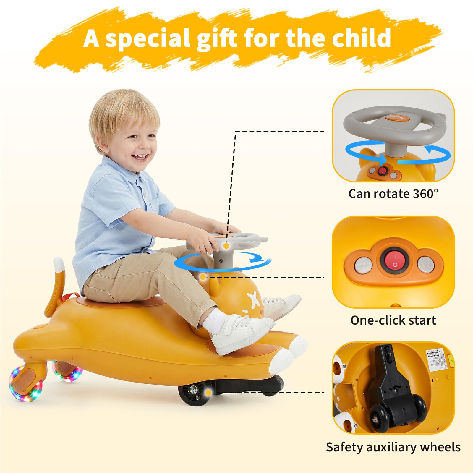 Carro elétrico infantil com pe - Ride On Toy Car avaliação e preço