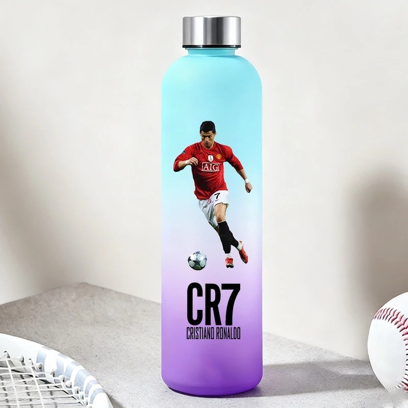 900ml cr7 garrafas de água cas - Kids Outdoor Gym avaliação e preço