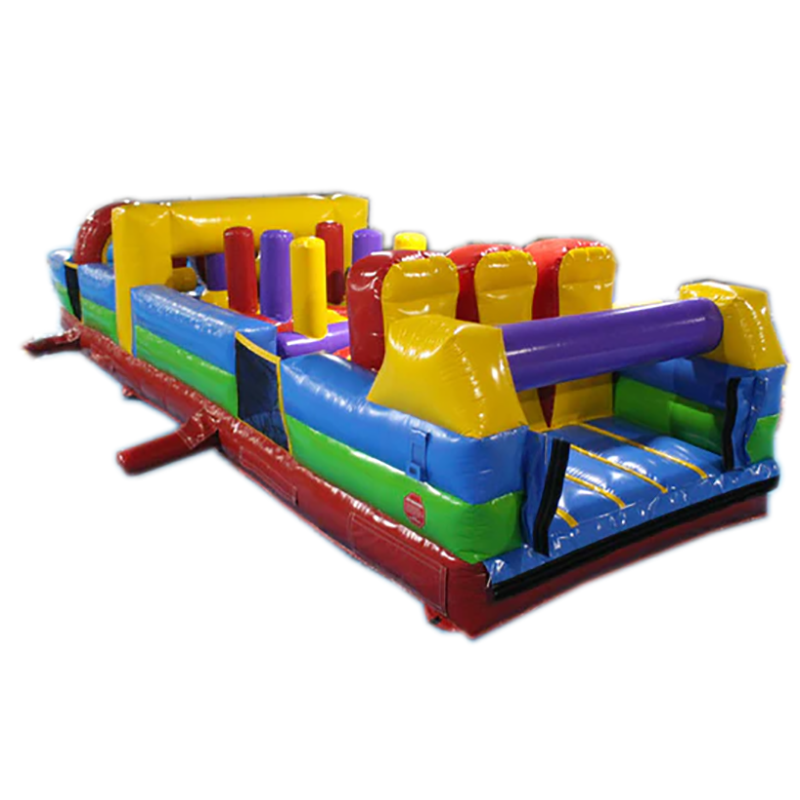 Curso de obstáculos inflável i - Kids Outdoor Obstacle Course Equipment avaliação e preço