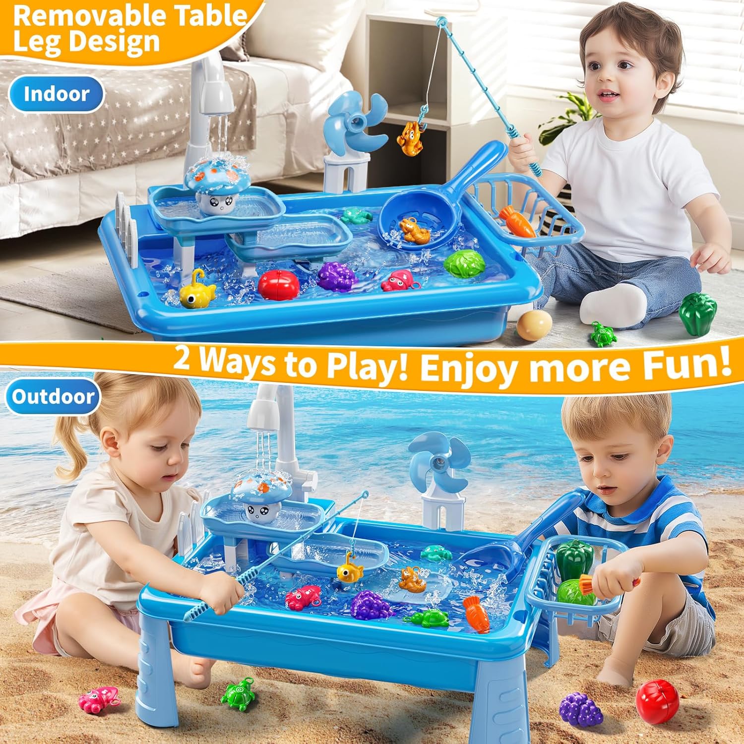 Mesa de Água para Brincar com  - Kids Outdoor Water Play Table avaliação e preço