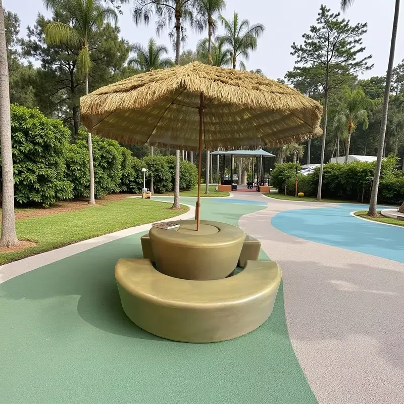 Conjunto Moderno de Mesa Redon - Kids Outdoor Table With Umbrella avaliação e preço