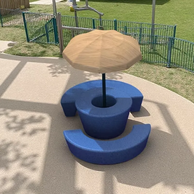 Conjunto Moderno de Mesa Redon - Kids Outdoor Table With Umbrella avaliação e preço